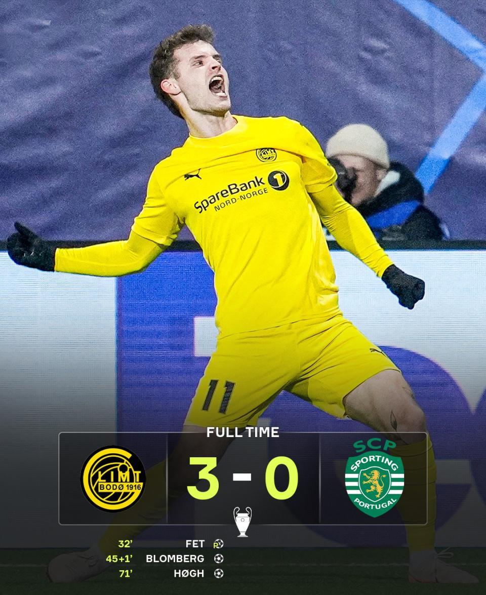 Kaiyun网页版-一场3-0！让欧冠大黑马再创奇迹：博德闪耀3-0，双杀国米击败曼城